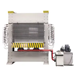 Máquina de prensagem a quente para laminação de melamina de placas de madeira compensada de alta qualidade popular quente