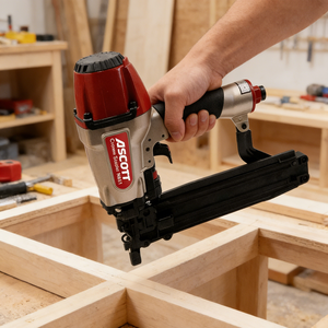 Engrapadora Neumática para Techos y Estructuras <span class=keywords><strong>de</strong></span> Muebles ASCOTT N851, Grapa <span class=keywords><strong>de</strong></span> Corona Mediana, Herramienta <span class=keywords><strong>de</strong></span> Fijación con Alambre Fino <span class=keywords><strong>de</strong></span> Calibre 16 - Product Image 3