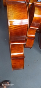 Violonchelo hecho a mano de <span class=keywords><strong>dos</strong></span> piezas de arce flameado Popular - Product Image 4