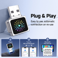 JMC 2025 Mini USB CarPlay & Android Auto Dongle avec Google Maps et prise en charge de la musique Garantie 1 an