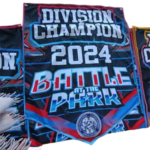 Popular Fabric Banner Custom Size Outdoor Sports Event Race Marathon Fabric Banner