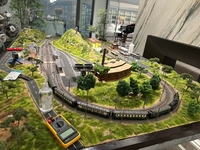 Grande boîte à sable pour modèles de trains HO 1:87 de 3x2m, base de diorama ferroviaire de style européen et chinois, aménagement personnalisé chinois DM