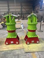 Déchiqueteur de souches et broyeur de racines pour mini-excavatrice de 6 à 9 tonnes avec foret spiralé jaune, garantie 1 an