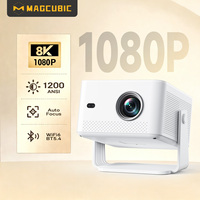 Projecteur portable Magcubic M800 8K avec Wi-Fi, 1200 ANSI, Android 14, pour extérieur – Stock Outre-mer