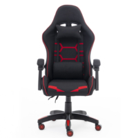 Chaises de jeu pro ergonomiques en tissu respirant de chaise d'ordinateur de PC de course de mousse à haute densité