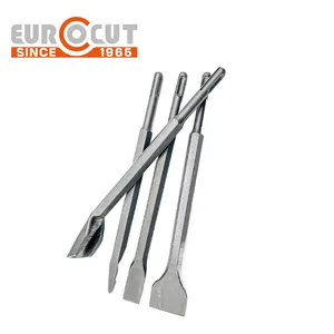 EUROCUT SDS Plus Hammer Chisel Impact Hard Stone 40Cr Breaker SDS Chisel For Concrete Pitch