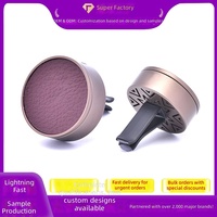 Diffuseur de parfum personnalisable en alliage de zinc pour grille d'aération de voiture, ornement de parfum pour sortie de climatisation, clip de parfum, aromathérapie