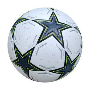 Ballon de football officiel personnalisable, haut de gamme, sans couture, taille 5, fabriqué en cuir PU - Product Image 4
