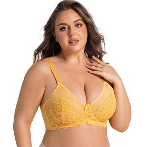 Lingerie française pour femmes, sexy, de haute qualité, en stock, <span class=keywords><strong>soutien</strong></span>-<span class=keywords><strong>gorge</strong></span> sans couture grande taille avec armatures, sous-vêtements en maille ultra-fins - Product Image 1