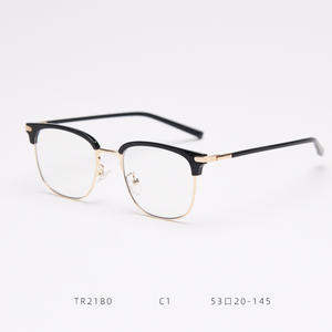 GWTNN OEM <span class=keywords><strong>Yakin</strong></span> Gozluk 2022 TR90 Lunettes de mode rétro à monture carrée en métal - Product Image 2