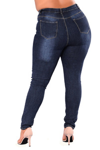 <span class=keywords><strong>Jean</strong></span> surdimensionné Jeans en denim extensible pour <span class=keywords><strong>femme</strong></span> Pantalons et jeans <span class=keywords><strong>grande</strong></span> <span class=keywords><strong>taille</strong></span> pour <span class=keywords><strong>femme</strong></span> - Product Image 3