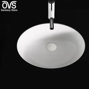 OVS当代医院学校陶瓷柜台美国标准浴室水槽下装和水槽