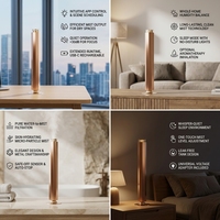 Diffuseur d'arômes intelligent de luxe à batterie, machine à parfum aux huiles essentielles, lumière ambiante RVB extravagante, rechargeable, en aluminium renforcé