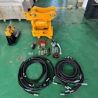 Attelage rapide hydraulique inclinable pour excavatrices de 4 à 9 tonnes, poids 220 kg, garantie 1 an