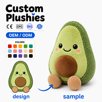 Peluche Croissant Personnalisée OEM ODM, Jouet en Peluche Alimentaire, Poupée en Peluche de Boulangerie, Décoration, Service Personnalisé à Faible MOQ