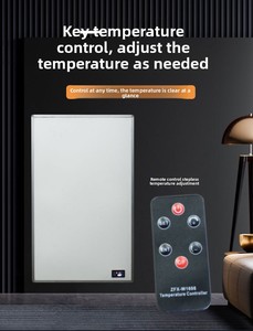 Radiateurs électriques modernes à haute efficacité énergétique, montés au mur, thermostat sur mesure, chauffage infrarouge par panneau - Product Image 6