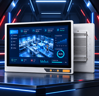 CE FCC ROHS ISO9001 Panel PC Industri All-in-One Komputer Layar Sentuh Intel Core I5 8GB RAM 10.4/12.1/15/17/19/21.5 Inci