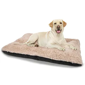 Amazon Hot Selling Soft Calming Washable Anti-Slip Mattress Kennel Crate Bed Pad Mat for Dog and Cat