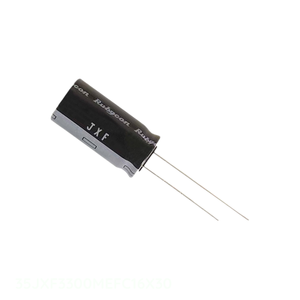 ตัวเก็บประจุแบบมีรูผ่านรู3300 uF 20% 35V ตัวเก็บประจุแบบ35JXF3300MEFC16X30ผ่านรูรัศมี3300 uF - Product Image 1
