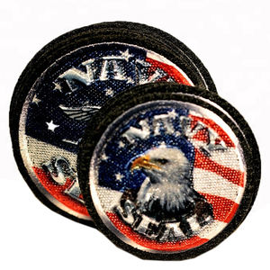 맞춤 의류 셔닐 자수 패치 디자이너 레터 패치 다리미 부착 패치 전술용 직조 필리핀 국립 경찰 배지 - Product Image 3