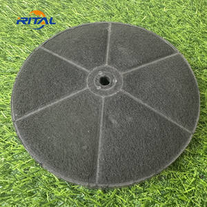Filtro de carbón para campana extractora, control de olores y <span class=keywords><strong>grasa</strong></span> circular de carbón activado para escape de <span class=keywords><strong>cocina</strong></span> - Product Image 1