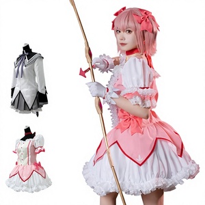 ชุดคอสเพลย์ Puella Magi Madoka Magica ชุดชั้นใน <span class=keywords><strong>Homura</strong></span> <span class=keywords><strong>Akemi</strong></span> ชุดสองมิติ ชุดแสดงอนิเมะมาโดกะ โพลีเอสเตอร์ - Product Image 1