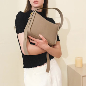 Manufacturers Custom Wholesale Lady Large Capacity High Quality Fashion Vintage Genuine Leather Armpit Shoulder Bag for Women - Product Image 2