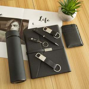 Custom Logo 7-Piece <b>Gift</b> <b>Set</b>: Insulated Tumbler, Notebook & USB Drive - Perfect for Corporate Events & Promotional Giveaways - Product Image 3