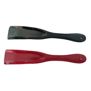 PP Plastic Colorful Strong Short Shoehorn Help Wear Shoes Plastic Shoe Spoon Lifter Shoe Horn Customized Logo- PH06AE