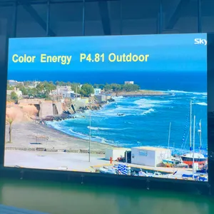 Énergie colorée extérieure étanche 500x500mm Led vidéo mur panneau d'affichage P4.8 Led publicité écran location Led écran affichage