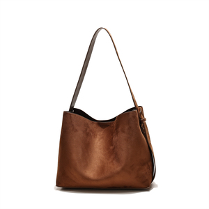 Bolsos de Mano de Alta Calidad, Bolsos de Cuero Gamuzado para Mujer, Diseño 2026, Bolso de Hombro de Moda para Dama - Product Image 2