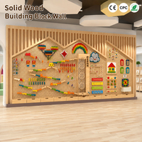 Panel de Pared de Actividades de Madera Maciza Personalizado, Panel Educativo con Orificios, Equipo de Juegos para Interiores, Jardín de Infancia, Preescolar, Cafetería Infantil, Hogar