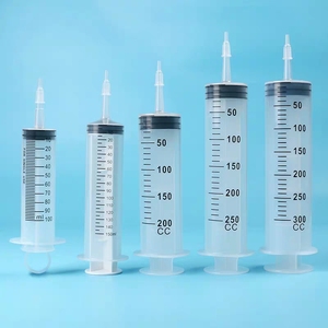 300ml công suất lớn ống tiêm tái sử dụng bơm nhựa dinh dưỡng đo ống tiêm - Product Image 3