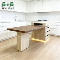 Ensemble d'armoires de cuisine SLS Slim Shaker, prêt à assembler, respectueux de l'environnement, résistant à l'eau, en MDF