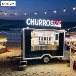 Remolque Cuadrado Certificado por CE DOT, Chasis de Acero Inoxidable y Fibra de Vidrio, para Helados, Hot Dogs, Comida Rápida y Snacks - Product Image 6