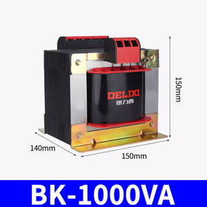 Transformateur de commande Delixi BK-1000VA Entrée 380V/220V Sortie 36V Convertit en 24V/12V/6V pour machines-outils - Product Image 2