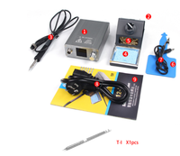 Station de soudage électronique OSS T12-X Plus avec affichage numérique LED, station de retravaillage BGA et outils de soudage