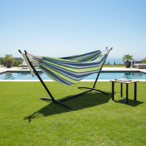 Cama Colgante Portátil Moderna de Acero para 2 Personas, para Uso en Exteriores y Sala de Estar, Hamacas de Camping - Product Image 2