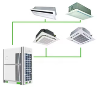 Vrf split monté canalisé R410A R32 Ac Dc Pompe à chaleur 5 tonnes Onduleur Central Climatiseur 48000btu Skyworth