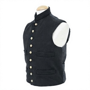 Chaleco Reversible 100% Lana para Hombre, Chaleco de Invierno Cortavientos e Impermeable, Trajes Casuales, Servicio OEM - Product Image 2