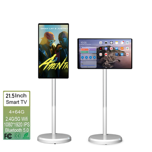 Monitor de <span class=keywords><strong>pantalla</strong></span> inteligente de transmisión en vivo de 21,5 <span class=keywords><strong>pulgadas</strong></span>, TV portátil inteligente para interiores, tableta con <span class=keywords><strong>pantalla</strong></span> táctil Lcd Android <span class=keywords><strong>13</strong></span>, señalización Digital blanca - Product Image 1