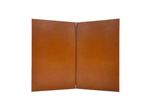 Cubierta de Menú Personalizada Marrón al por Mayor con Cordón de Goma, Exhibidor de Menú para Restaurante, Bar, Hotel - Product Image 3