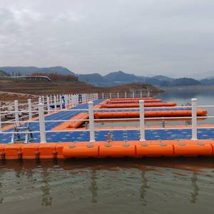 Sistema de Muelle de Pontón <span class=keywords><strong>Flotante</strong></span> Modular de HDPE para Embarcaciones, Jet Skis, Yates y Marinas con Conexión de Bisagra Durad - Product Image 5