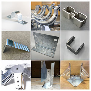 OEM Nhà Sản Xuất Trực Tiếp Tùy Chỉnh Nhiệm Vụ Nặng Nề Sắt U Chân Đế Tấm Kim Loại Dập Uốn Mạ Kẽm Khung Ống Mùa Xuân Khung - Product Image 3