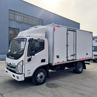 Camion frigorifique Foton, type de carburant diesel, caisse frigorifique en fibre de verre, camion frigorifique