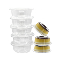 Boîte d'emballage pour gâteaux et pains de haute qualité, en matériaux recyclés de qualité alimentaire, avec couvercle, respectueuse de l'environnement, couleur personnalisée, vente en gros sur mesure