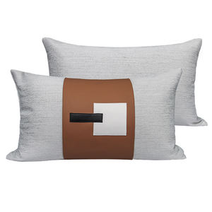 RUIYI 간단한 기하학적 줄무늬 풍선 메모리 소파 쿠션 목 베개 도매 접을 수있는 방수 홈 섬유 커버 - Product Image 4