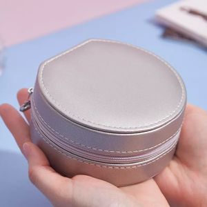 Hot Sale Outdoor Portable Jewelry Storage <b>Box</b> Ring <b>Box</b> for Women Girl <b>Gift</b> PU Leather Jewelry Organizer Travel Case - Product Image 4