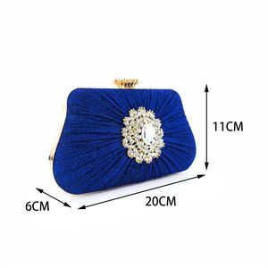 Borsa per il trucco di alta qualità alla moda per la <span class=keywords><strong>sera</strong></span> di nozze con diamanti di lusso - Product Image 4