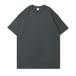 เสื้อยืดโลโก้แบบกำหนดเองปี 2026 สตรีทแวร์ทรงโอเวอร์ไซส์ ผ้าคอตตอนหนา สำหรับผู้ชาย ลายกราฟิกคุณภาพสูง แบบยูนิเซ็กซ์ - Product Image 5